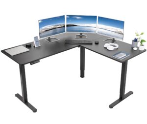 VIVO Electric Corner L-Shaped Standing Desk Review: Comfort Meets Versatility