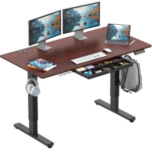 SHW 55 x 28 Inches Electric Standing Desk Review: Adjustable Comfort & Storage